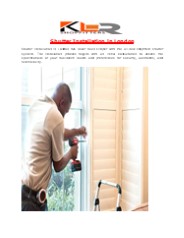 Shutter installation in London (1)