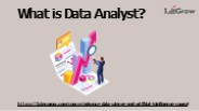 what is data analyst