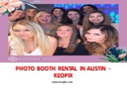 Photo Booth Rental In Austin - Keopix