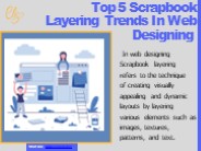 Top 5 scrapbook layering trends in web designing
