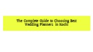 Enhance Your Festivities - Innovative Kochi Wedding Planners