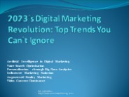 Latest & Top Digital Marketing Trends in 2023