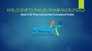 Best PCD Pharma franchise Company in India