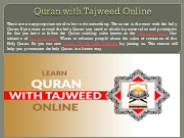 Quran with Tajweed Online