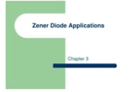 Zener Diode Applications
