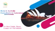 Study in Australia Consultants in Hyderabad
