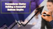 Poovandaren Chetty Provides a Successful Business Tips