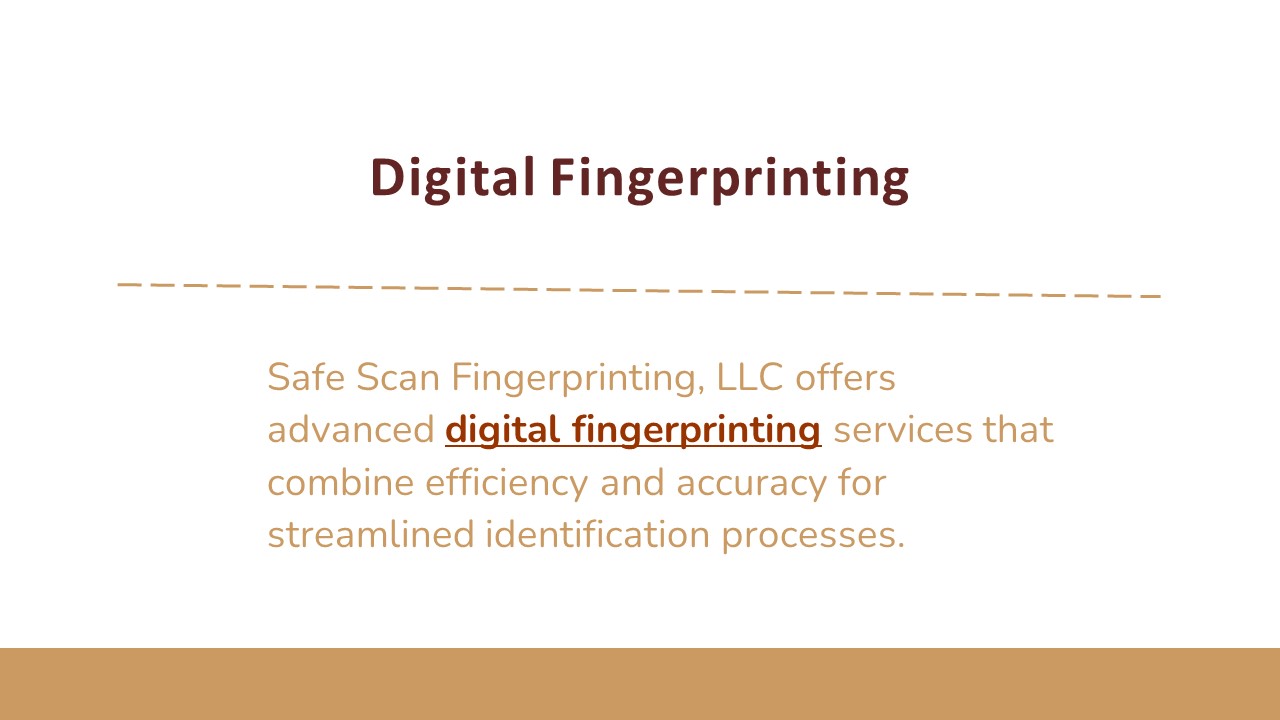 Digital Fingerprinting