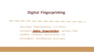 Digital Fingerprinting