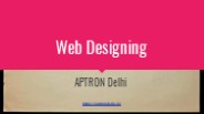 Web Designing Course in Delhi