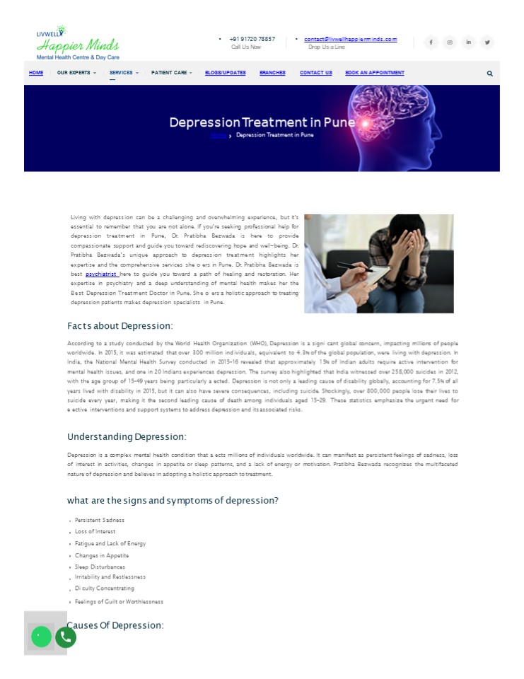 Depression Treatment in Pune