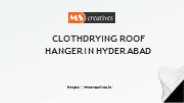Clothes Drying Hanger in Hyderabad