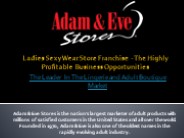 Opportunity in Ladies Innerwear Store Franchise