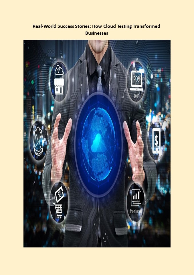 Cloud testing as a service - V2Soft