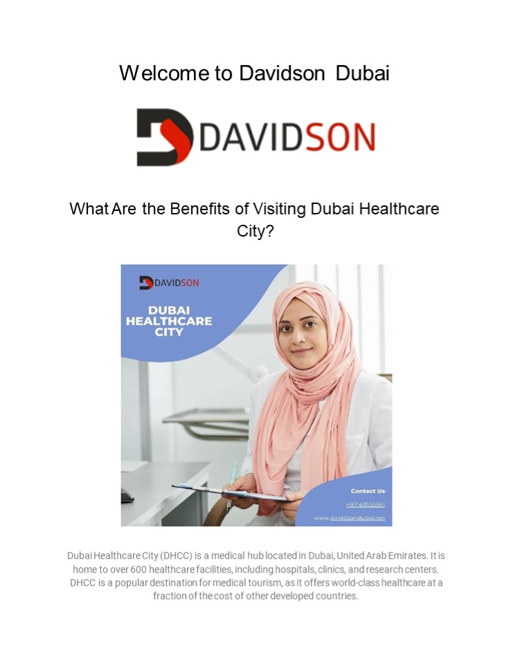What Are the Benefits of Visiting Dubai Healthcare City?