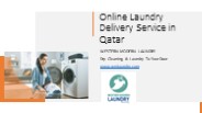 Online Laundry Delivery Service in Qatar