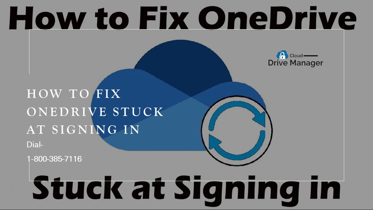 How to Fix OneDrive Stuck at Signing in (1)