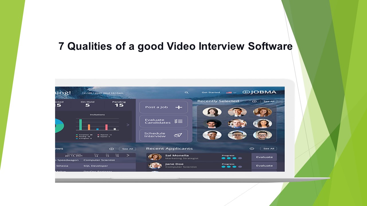 7 Qualities of a good video interview software