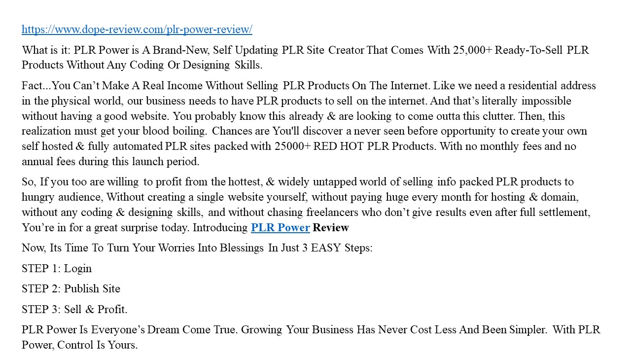 presentation player overlay