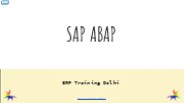 SAP ABAP Training Course in Delhi
