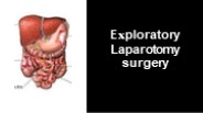 Exploratory Laparotomy surgery