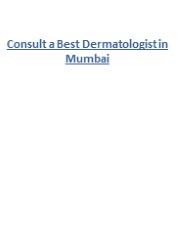 Consult a Best Dermatologist in Mumbai