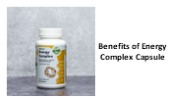 Benefits of Energy Complex