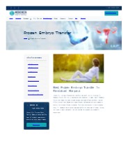 Frozen Embryo Transfer in Faridabad: Procedure, Cost & Implantation