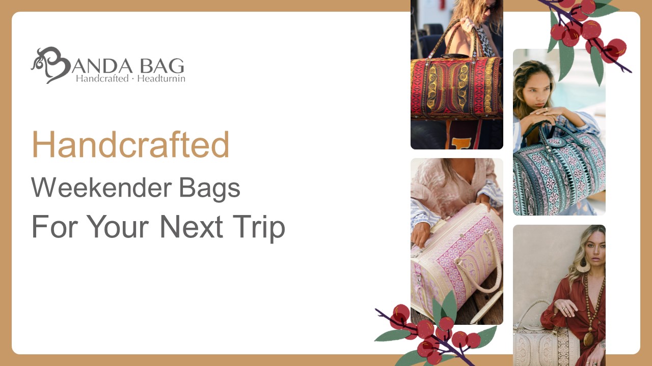 Handcrafted Weekender Bags for Your Next Trip