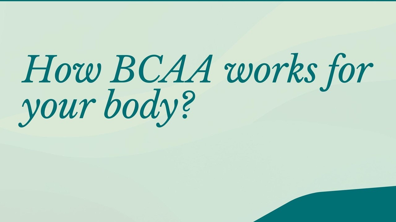 How BCAA works for your body?