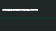 What Is The NGINX Error?