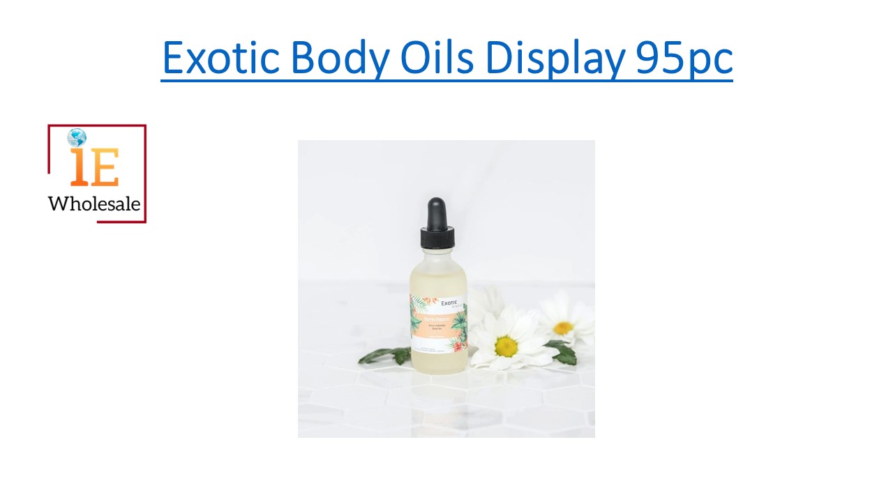 Exotic Body Oils Display 95pc