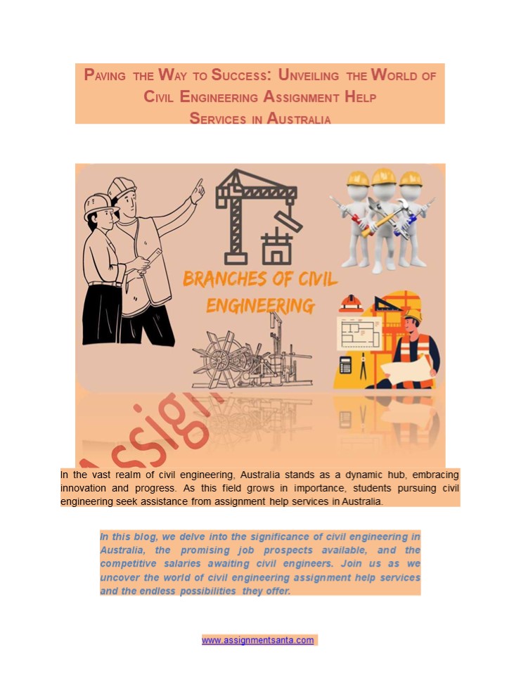 Paving the Way to Success: Unveiling the World of Civil Engineering Assignment Help Services
