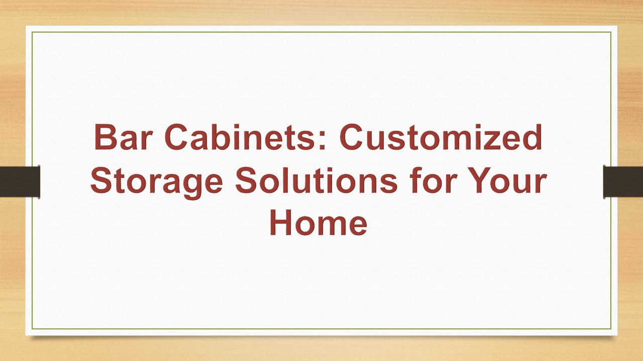 Transform Your Space with Urbanwood's Elegant and Versatile Bar Cabinets