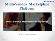 Multi-Vendor Marketplace Platform