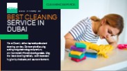 Cleaning Service In Dubai