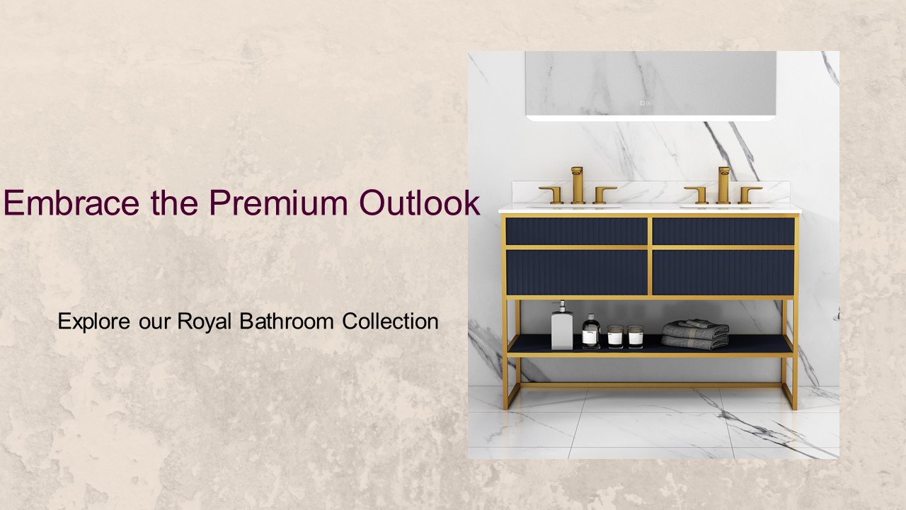 Embrace the Premium Outlook: Explore our Royal Bathroom Collection