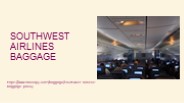 southwest airlines baggage
