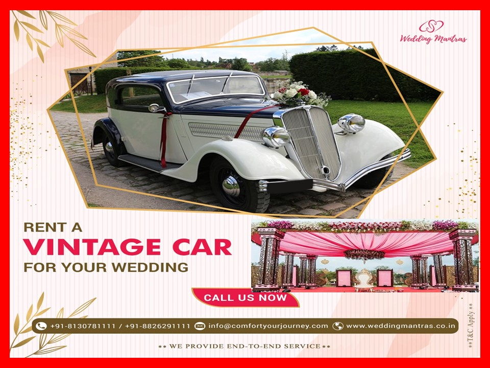 Vintage Cars For Rent In India | Wedding Planner Delhi NCR (2)