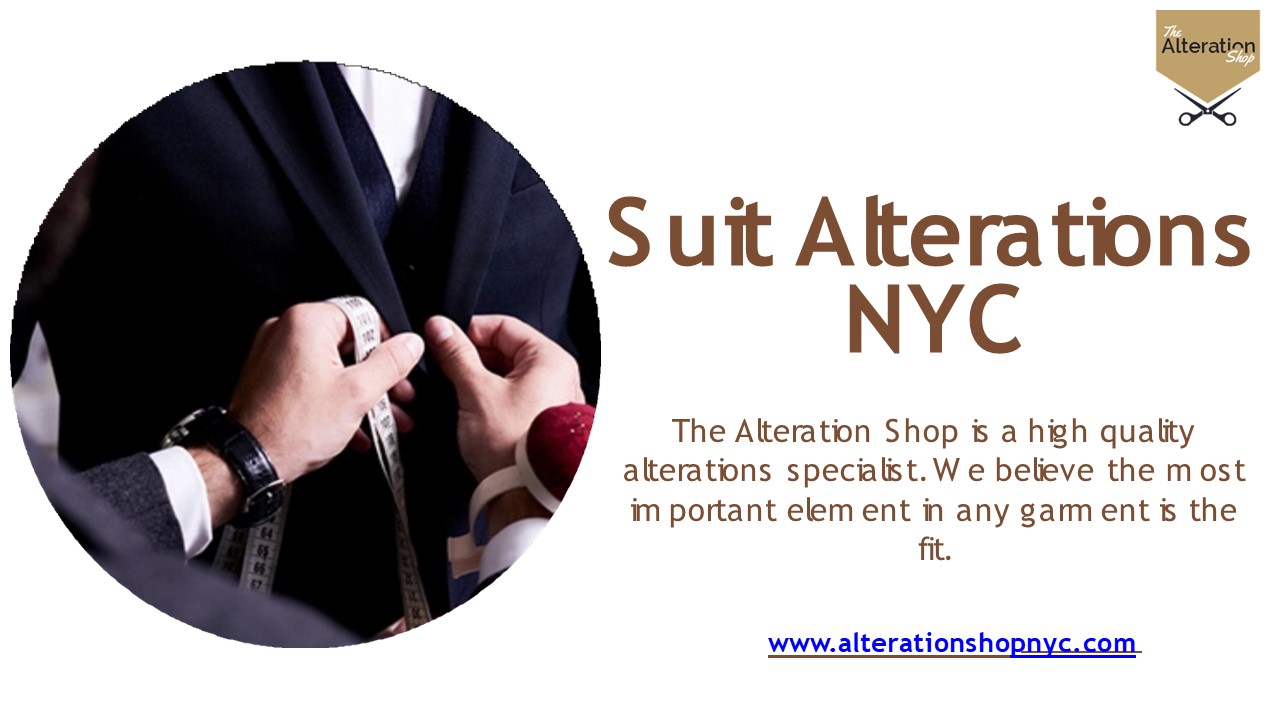 Suit Alterations NYC | Alteration Shop