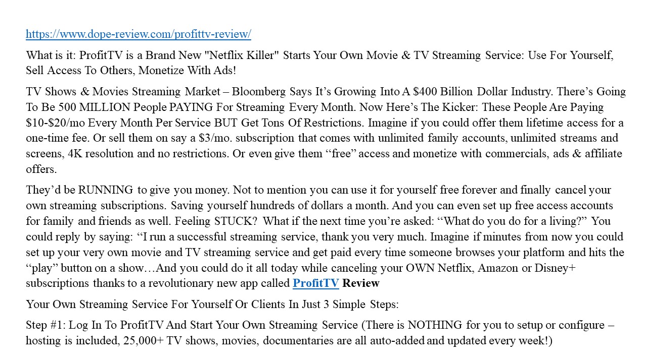 presentation player overlay