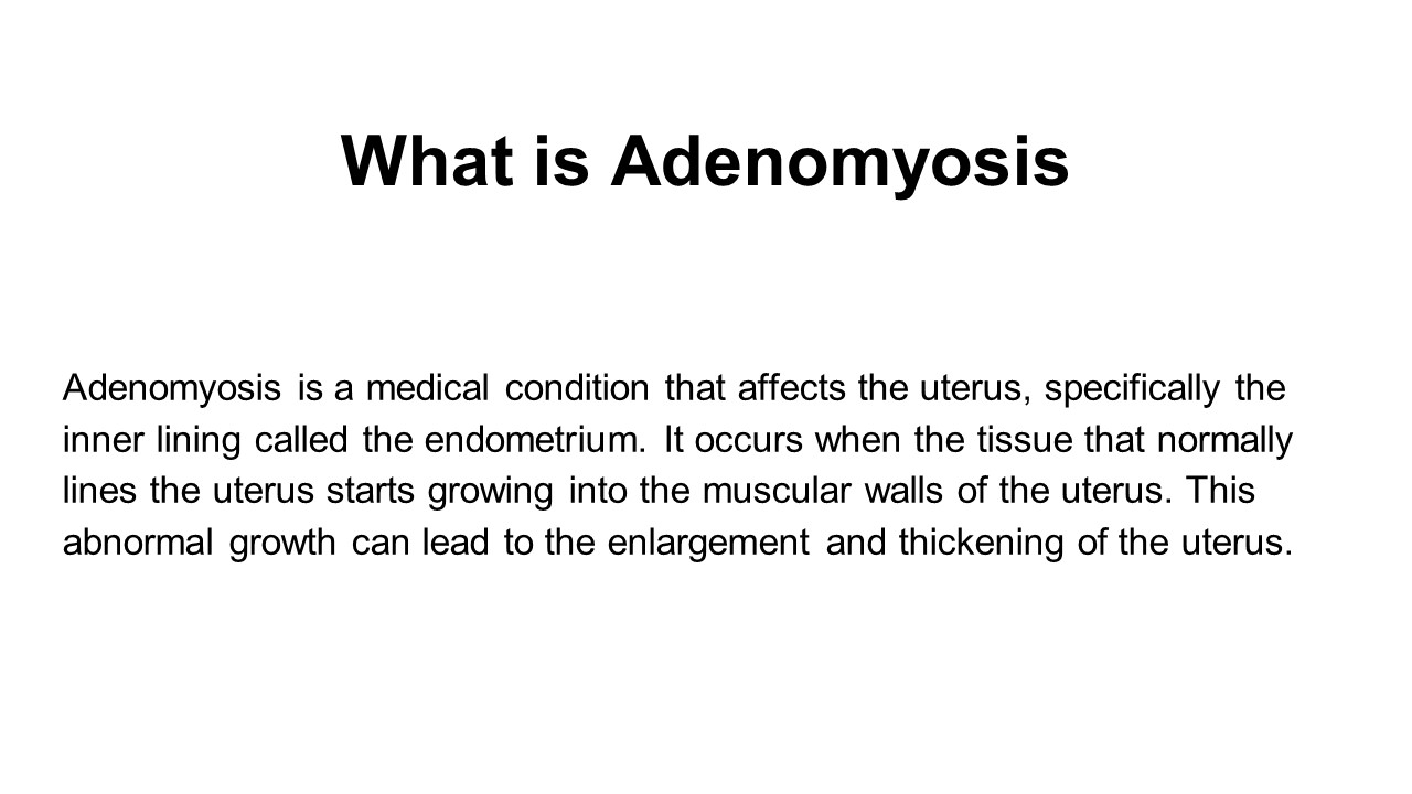 what is adenomyosis
