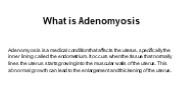 what is adenomyosis