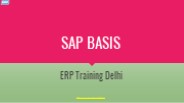 SAP BASIS Training in Delhi