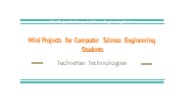 Mini Projects for Computer Science Engineering Students