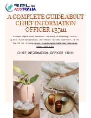 A complete guide about Chief Information Officer 135111