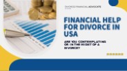 Financial help for divorce