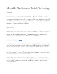 Movidle: The Future of Mobile Technology