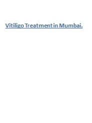 Vitiligo Treatment in Mumbai.