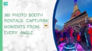 360 Photo Booth Rentals: Capturing Moments from Every Angle